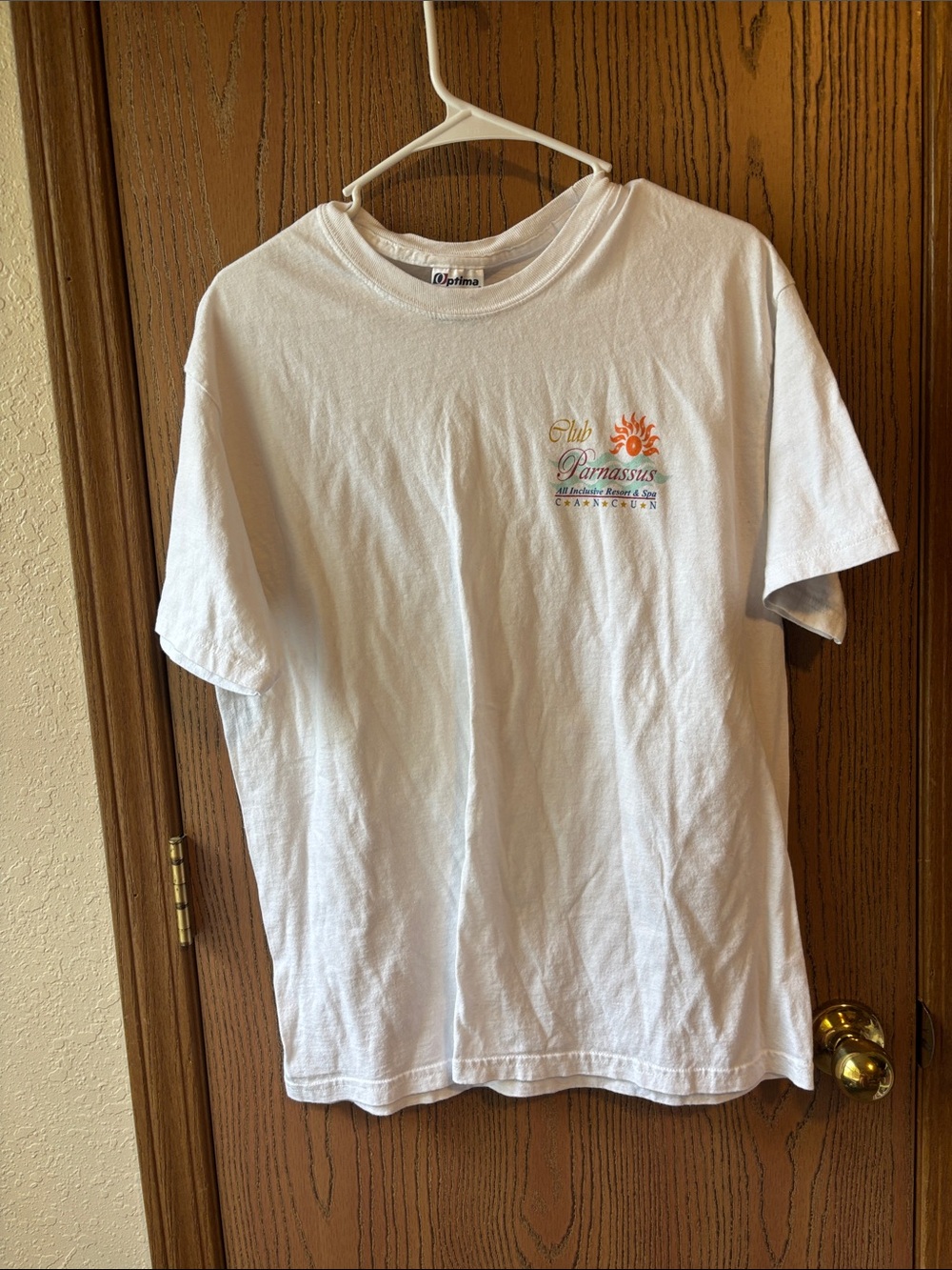 Club Parnassus White Short Sleeve Graphic Tee